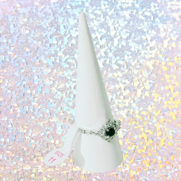 BP Original Collection Lab Created Black Fire Opal Ring (Size 11) - Picture 3 of 7